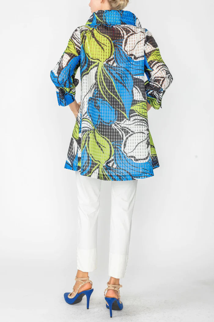 IC COLLECTION Jacket- 4708J- BLUE