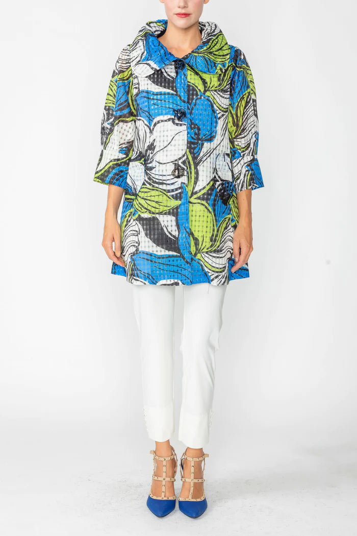 IC COLLECTION Jacket- 4708J- BLUE