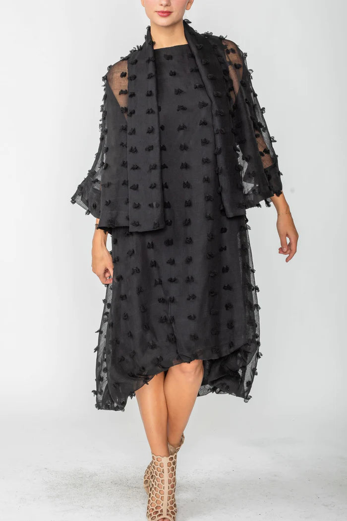 IC COLLECTION Jacket- 4710J- BLACK