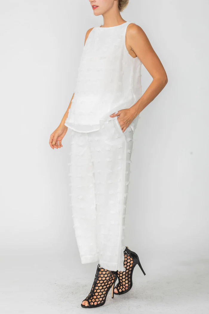 IC COLLECTION Top- 4712T- WHITE