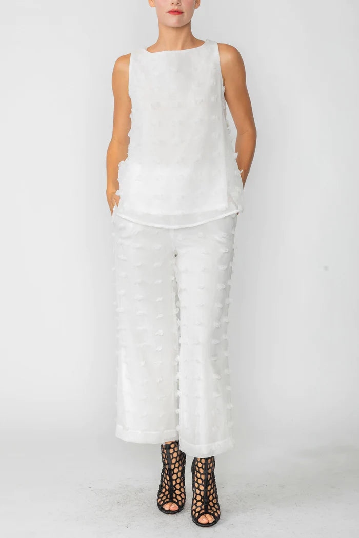 IC COLLECTION Top- 4712T- WHITE