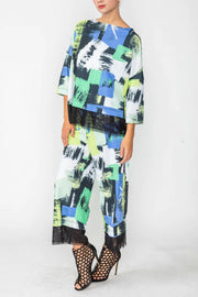 IC COLLECTION Top- 4714T- GREEN