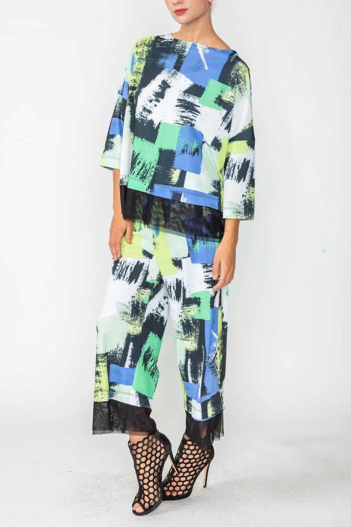 IC COLLECTION Top- 4714T- GREEN