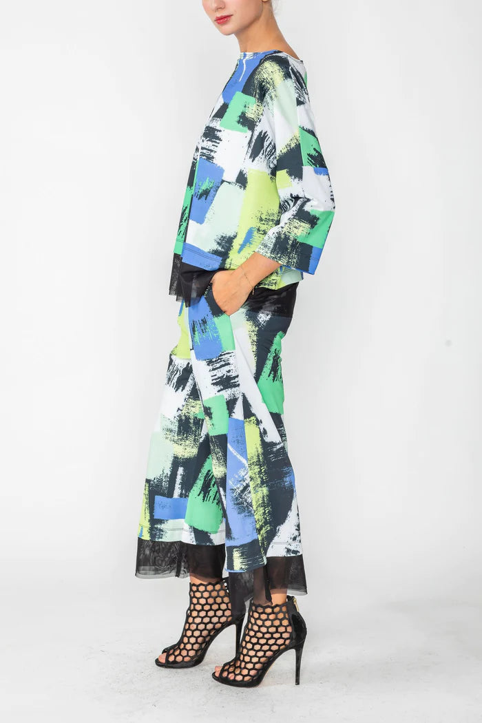IC COLLECTION Top- 4714T- GREEN