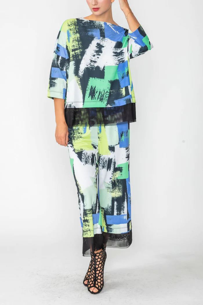 IC COLLECTION Top- 4714T- GREEN