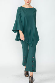 IC COLLECTION Top- 4723T- HUNTER GREEN
