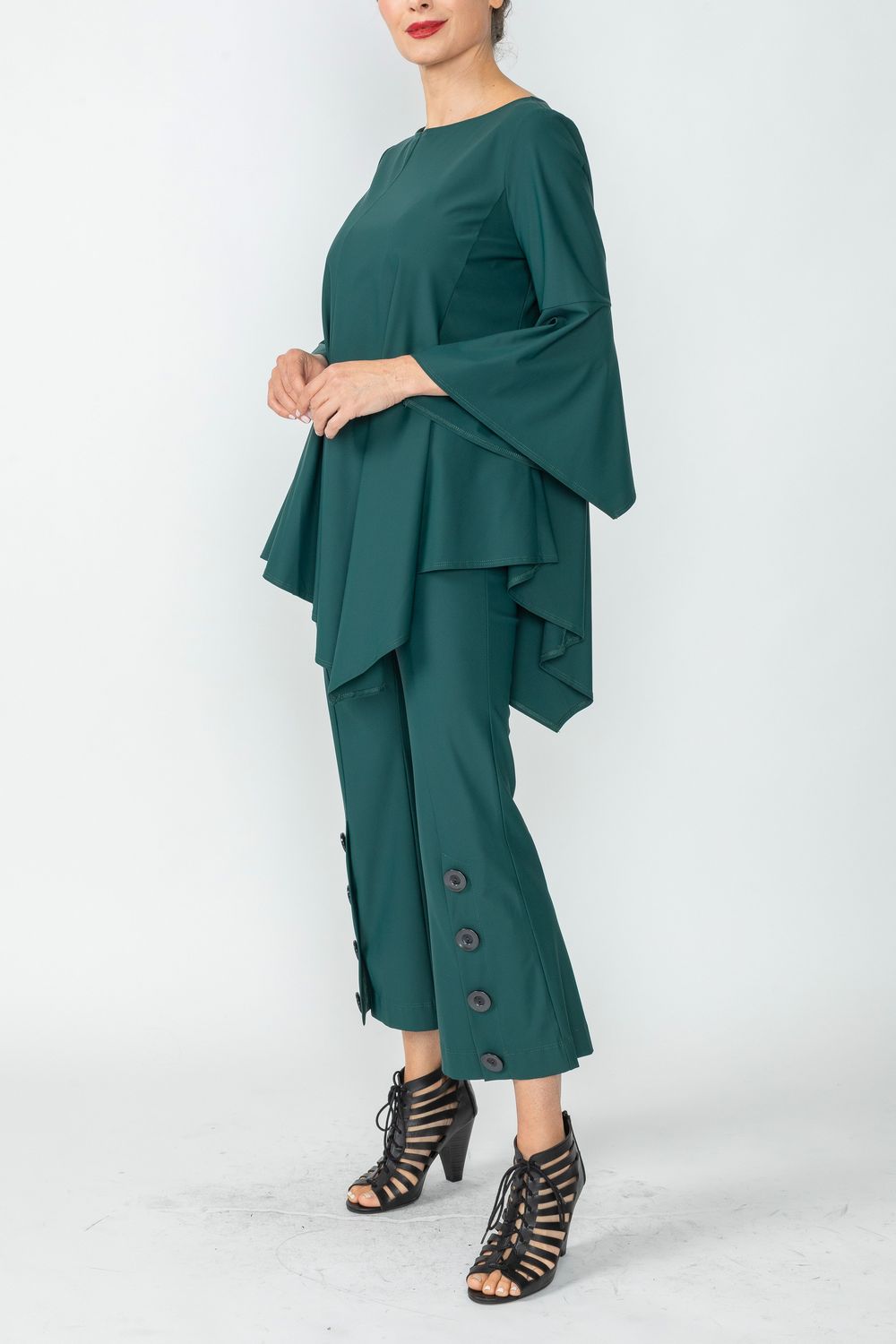IC COLLECTION Top- 4723T- HUNTER GREEN