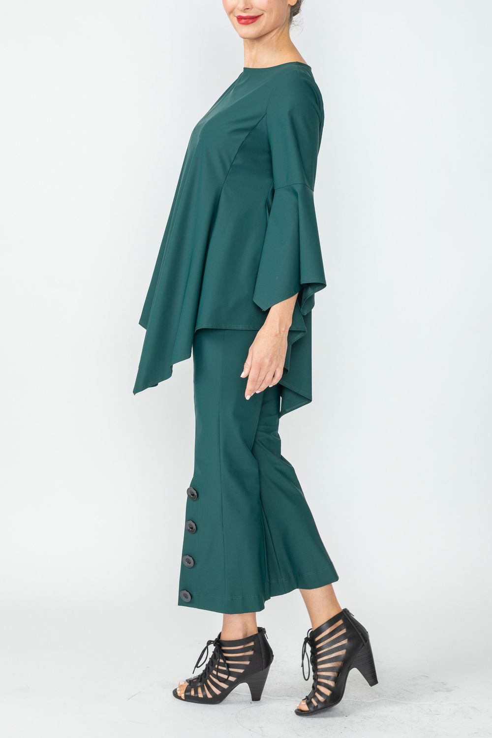 IC COLLECTION Top- 4723T- HUNTER GREEN