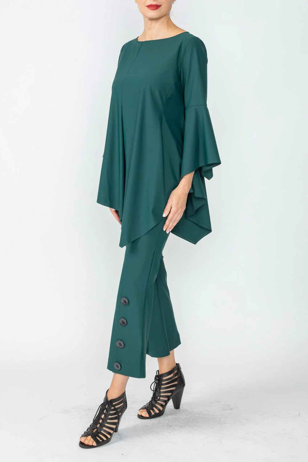 IC COLLECTION Top- 4723T- HUNTER GREEN