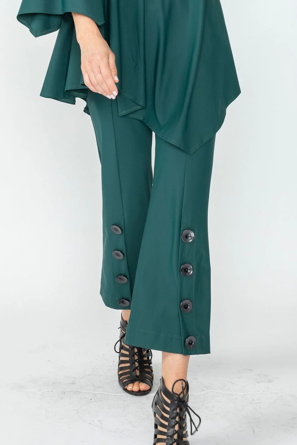 IC COLLECTION Pants - 4724P - HUNTER GREEN