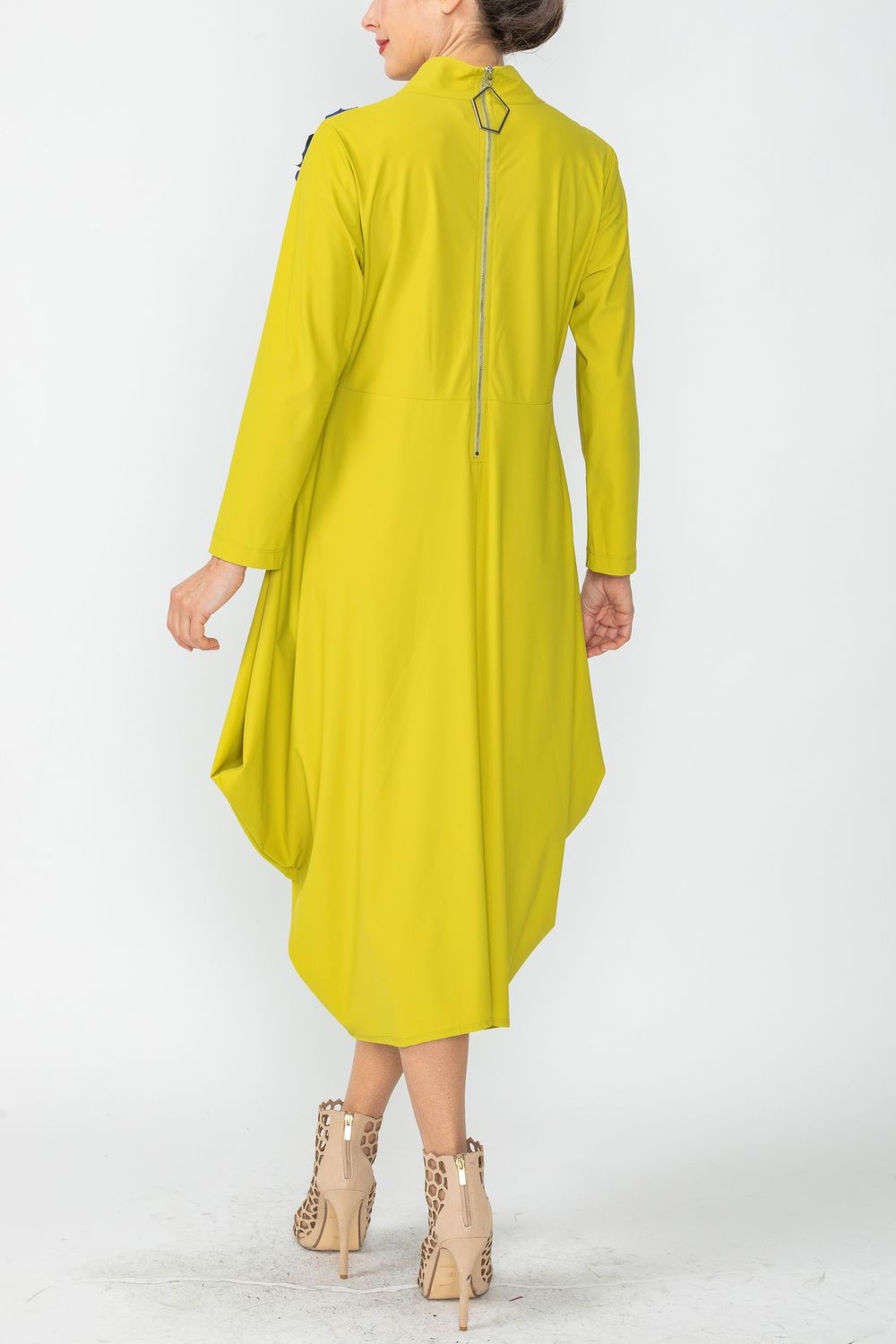 IC COLLECTION Dress - 4743D - PEAR