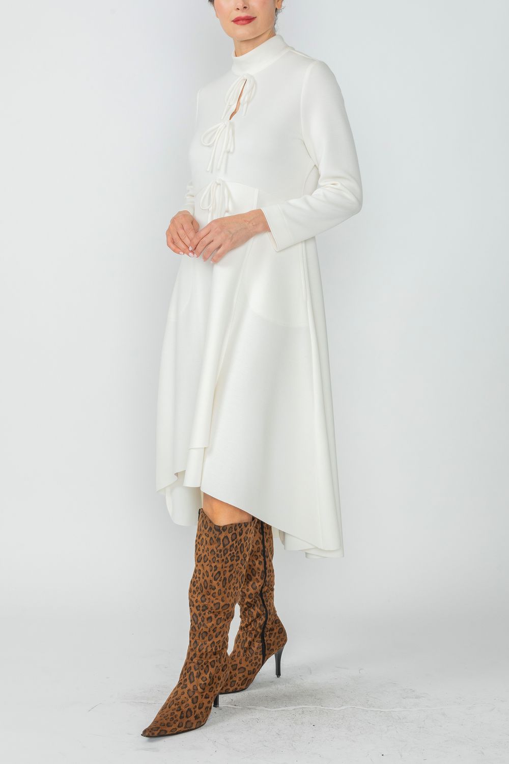 IC COLLECTION Dress - 4746D - WHITE