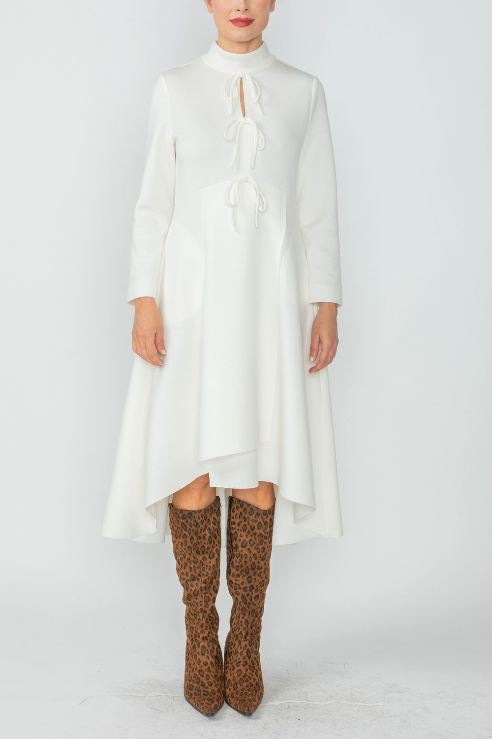 IC COLLECTION Dress - 4746D - WHITE