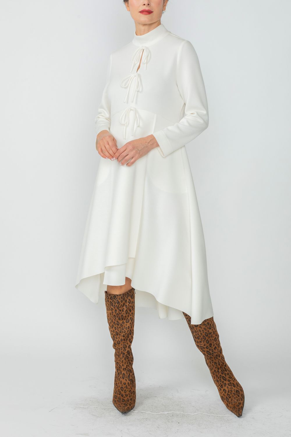 IC COLLECTION Dress - 4746D - WHITE