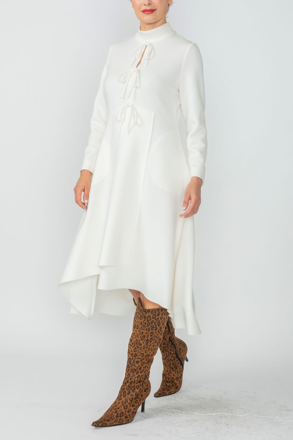 IC COLLECTION Dress - 4746D - WHITE