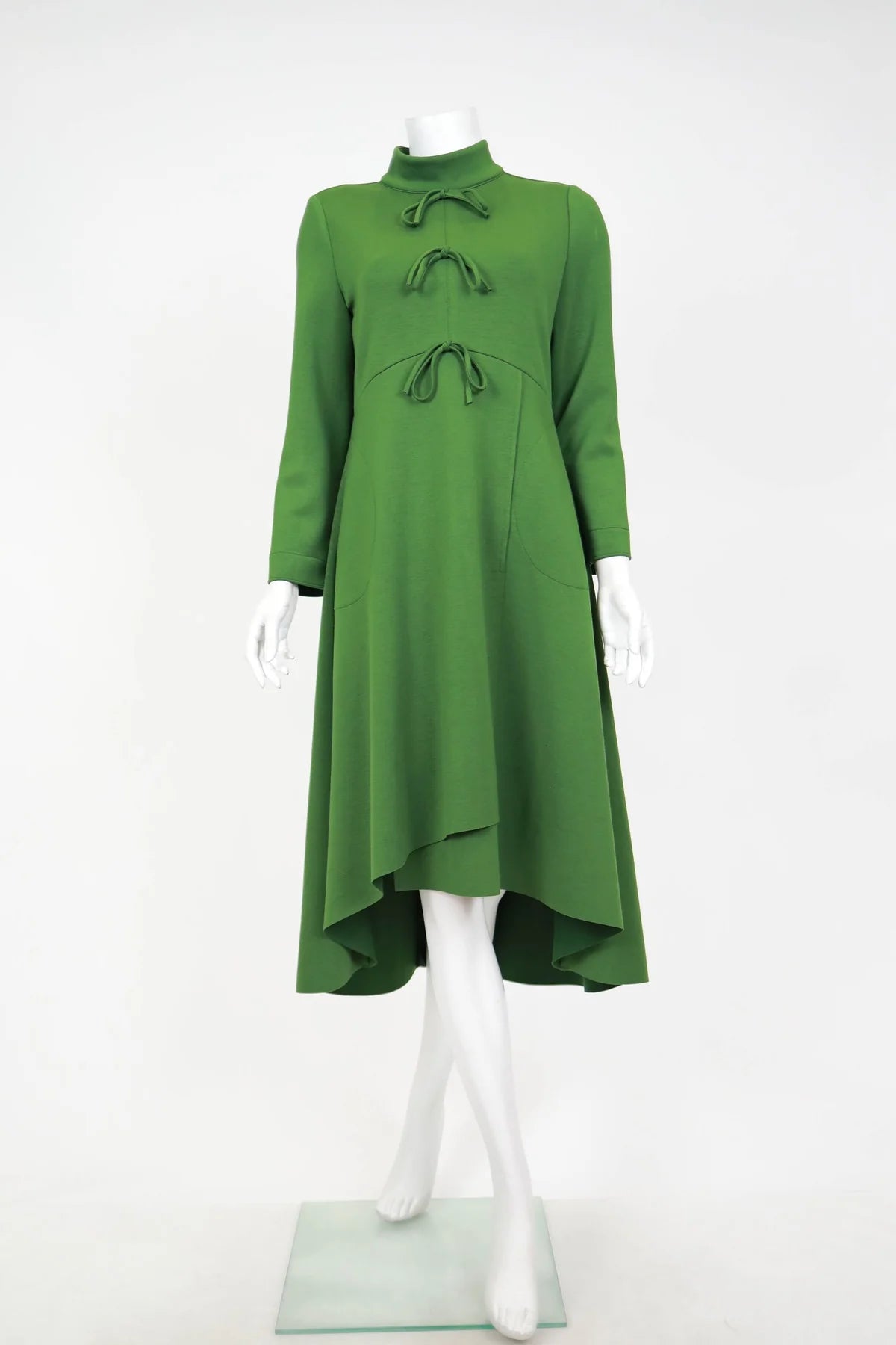 IC COLLECTION Dress - 4746D - HUNTER GREEN