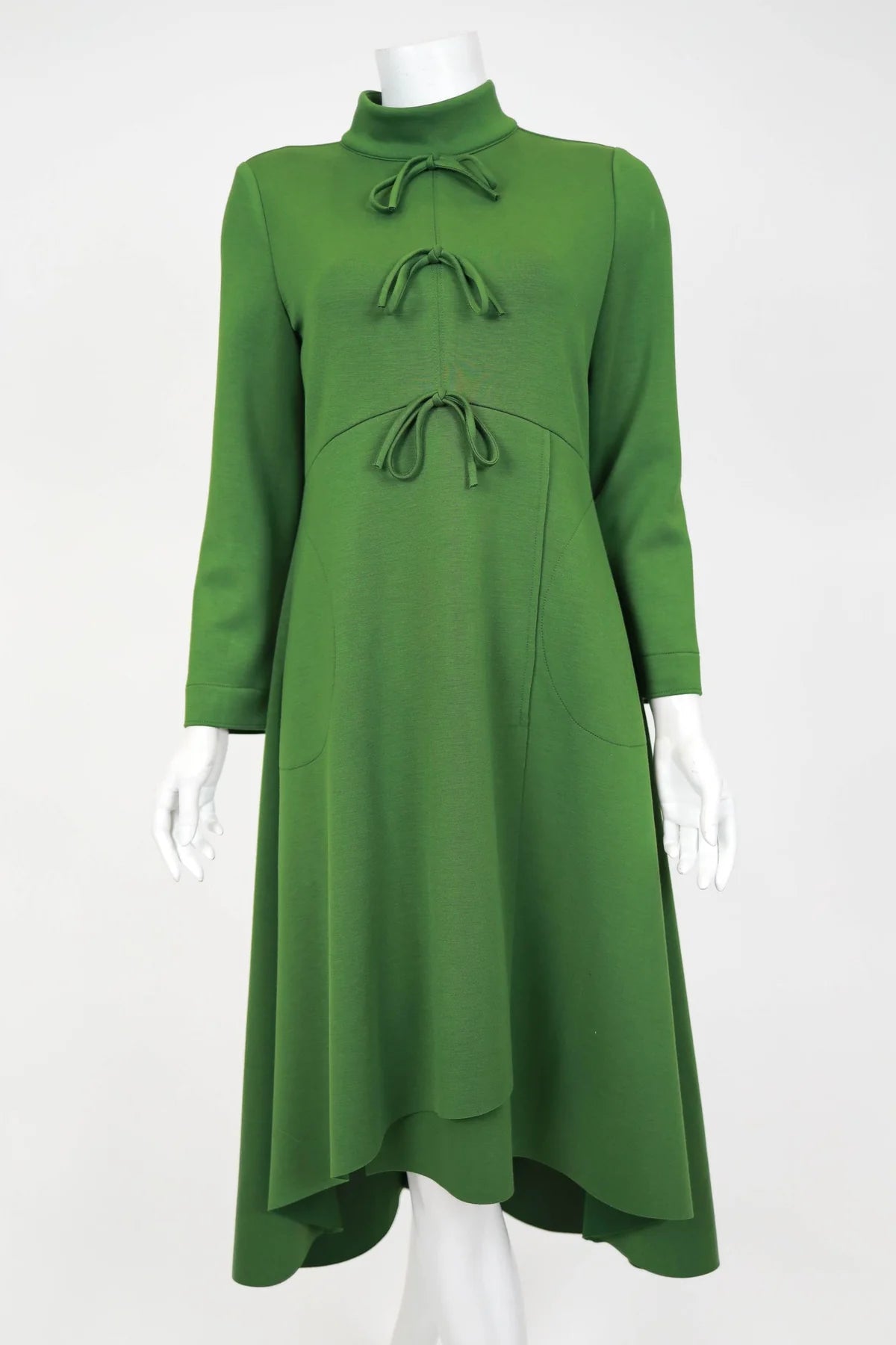 IC COLLECTION Dress - 4746D - HUNTER GREEN