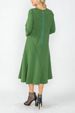 IC COLLECTION Dress - 4749D - HUNTER GREEN