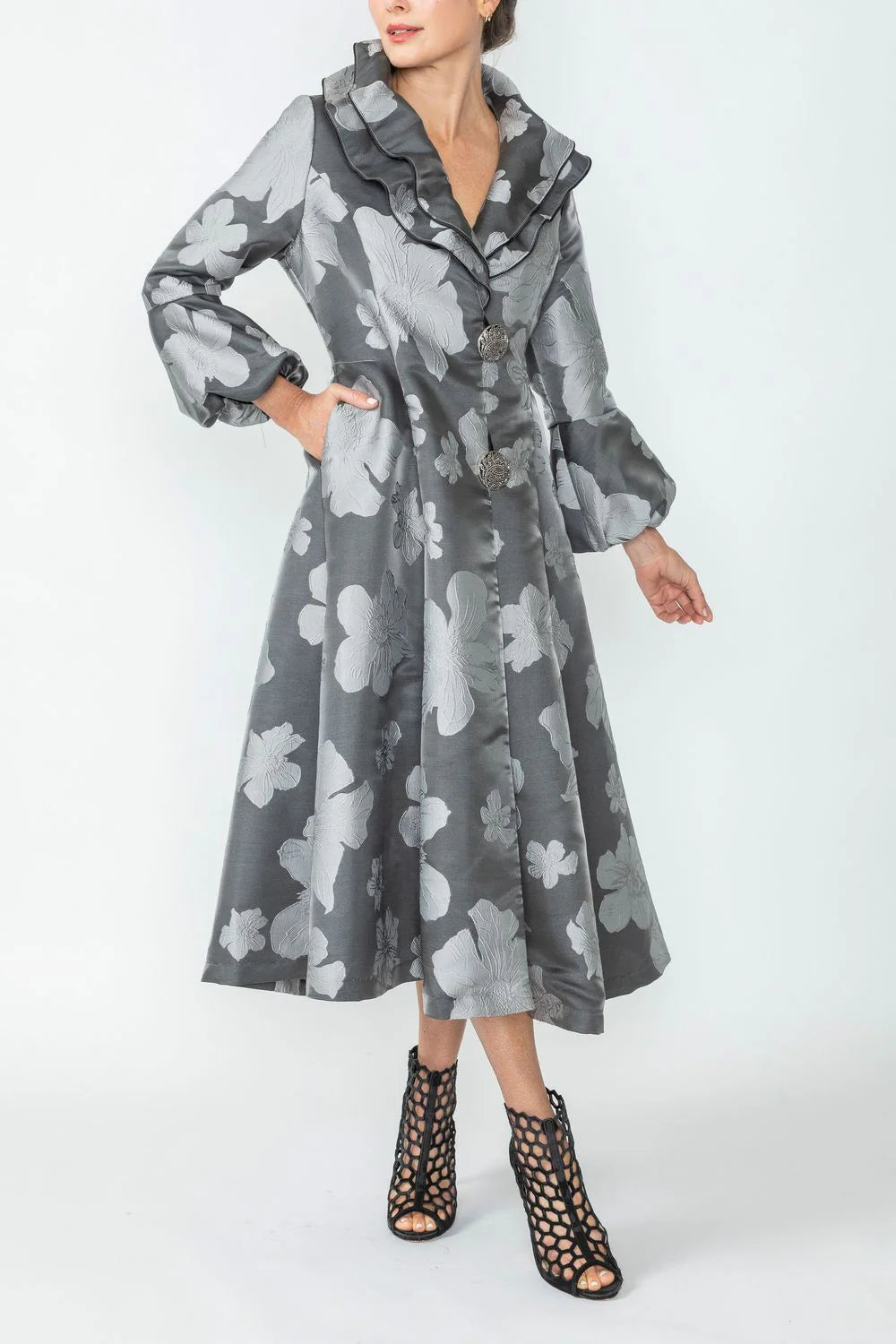IC COLLECTION Jacket - 4764J - CHARCOAL