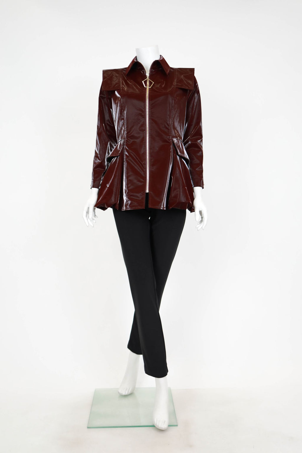 IC COLLECTION Jacket - 4765J - BURGANDY