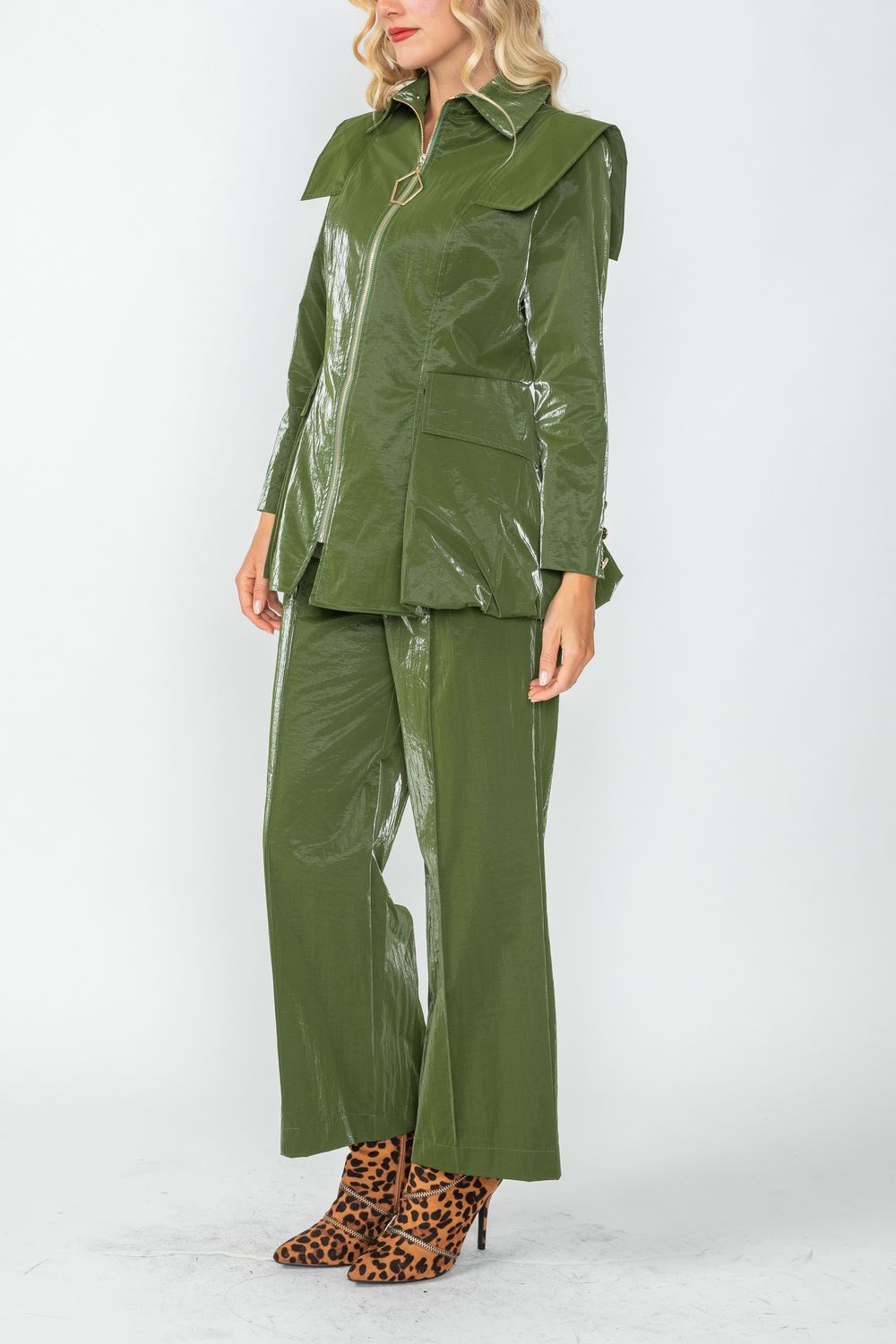 IC COLLECTION Jacket - 4765J - OLIVE