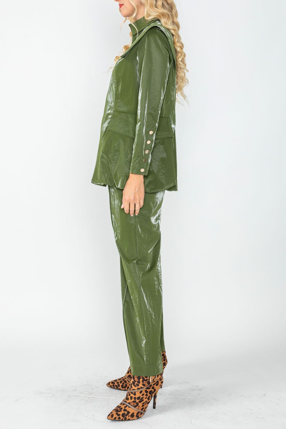 IC COLLECTION Jacket - 4765J - OLIVE