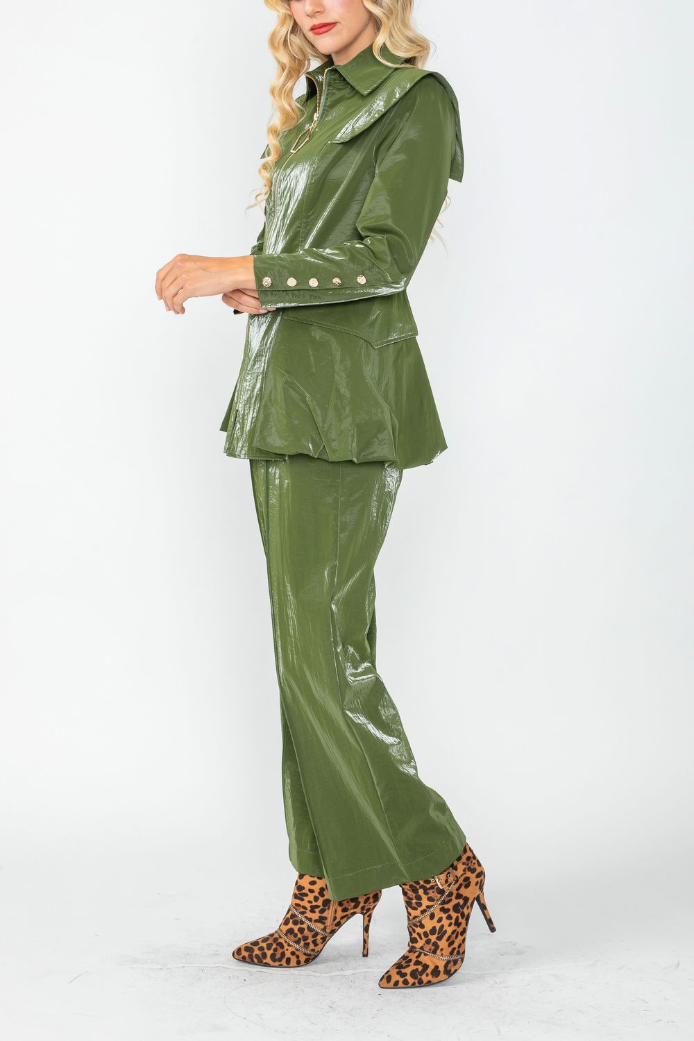 IC COLLECTION Jacket - 4765J - OLIVE