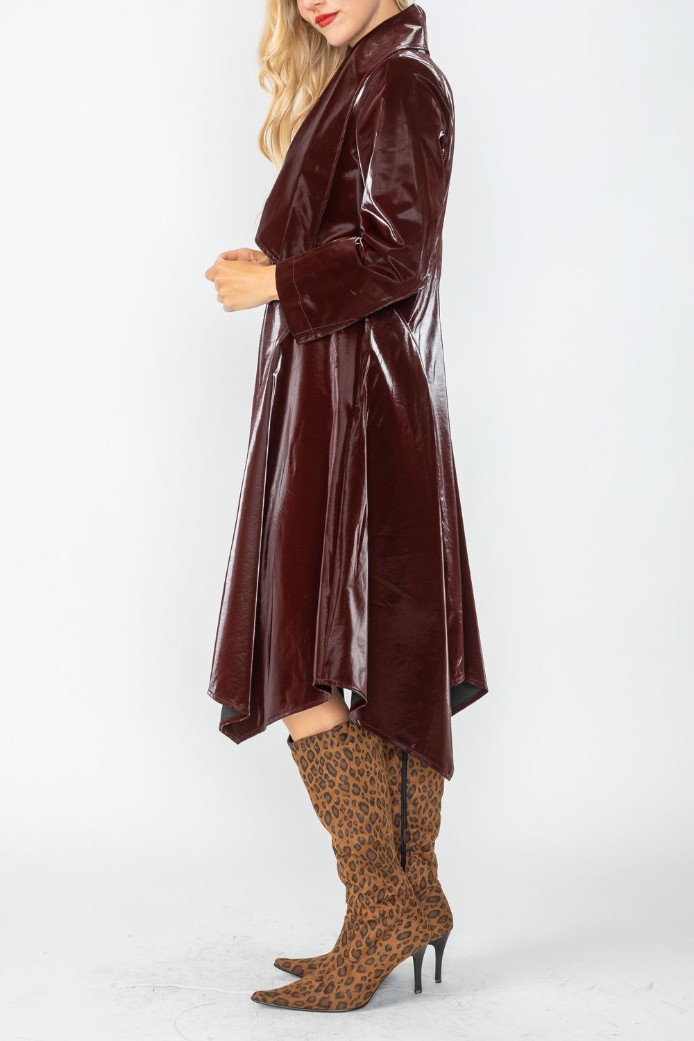 IC COLLECTION Jacket - 4766J - BURGANDY