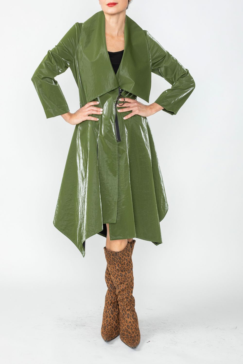 IC COLLECTION Jacket - 4766J - OLIVE
