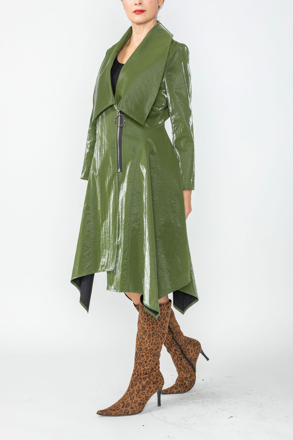 IC COLLECTION Jacket - 4766J - OLIVE