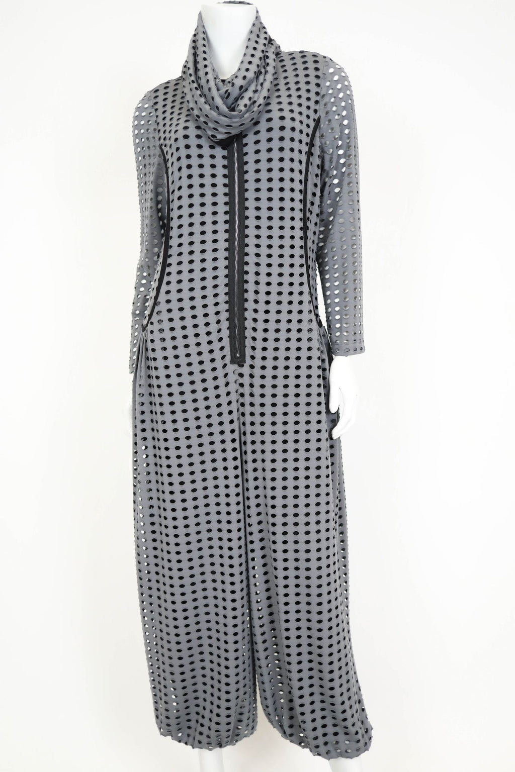IC COLLECTION Jumpsuit - 4770JS - CHARCOAL