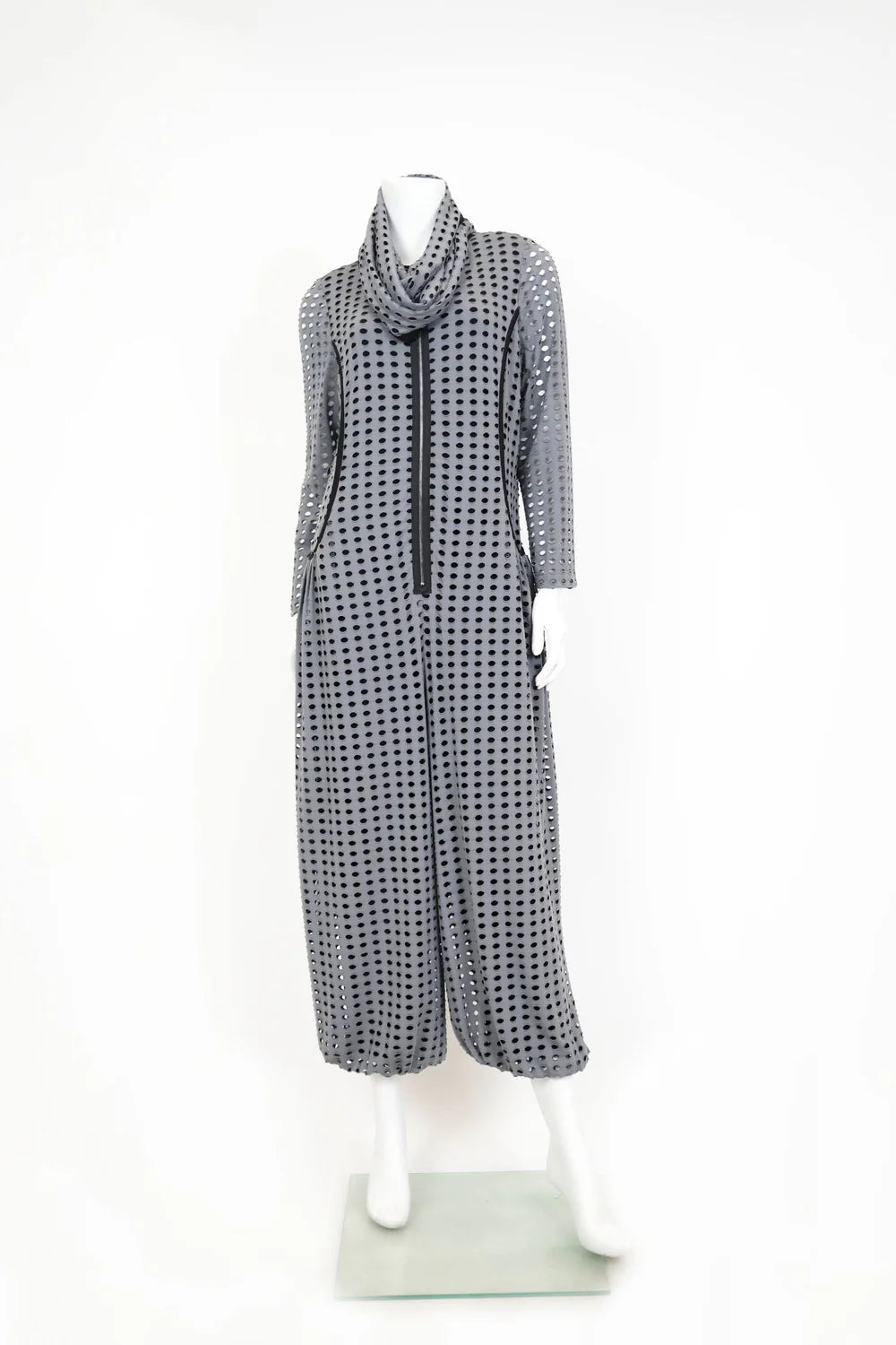 IC COLLECTION Jumpsuit - 4770JS - CHARCOAL