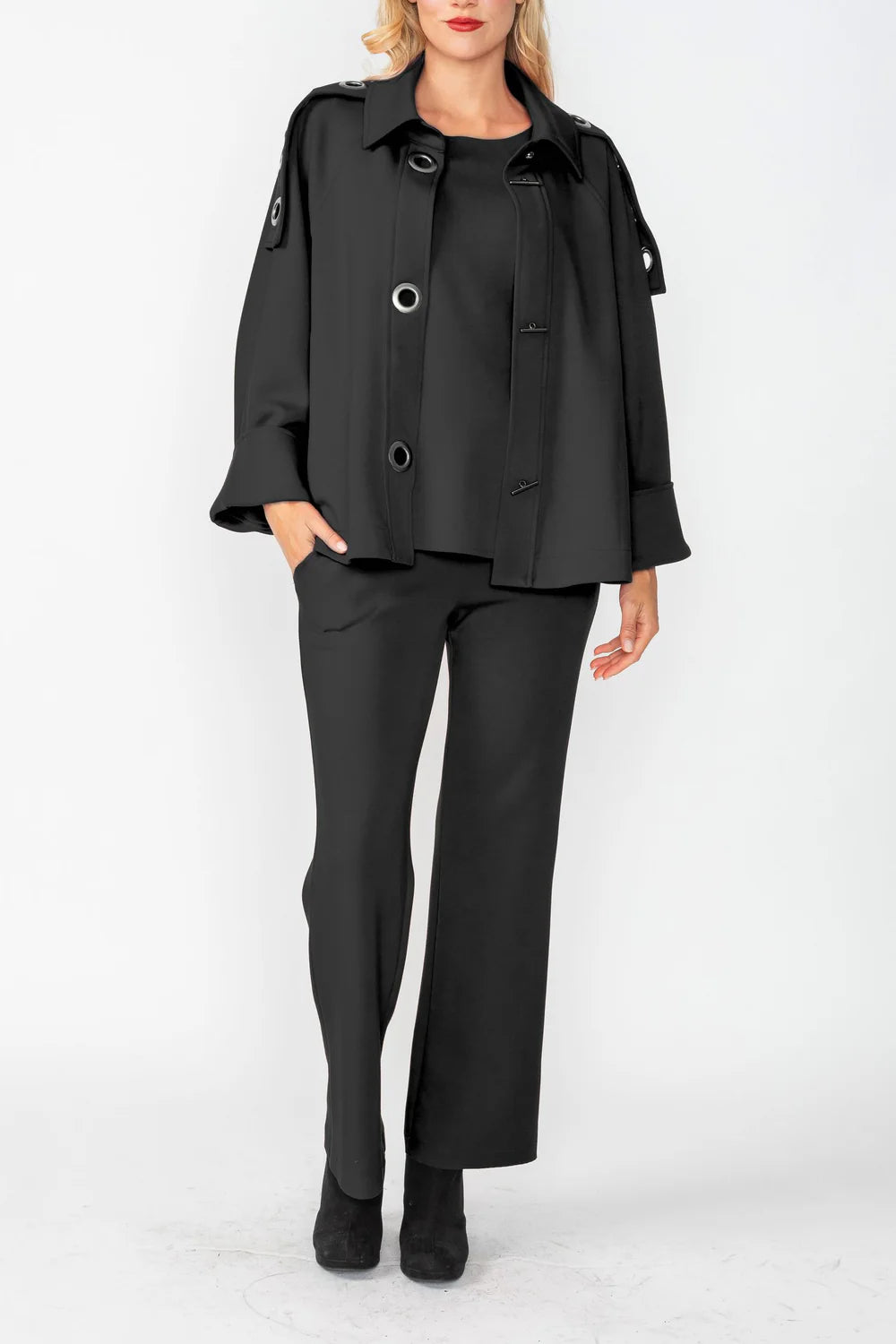 IC COLLECTION Jacket - 4783J - BLACK