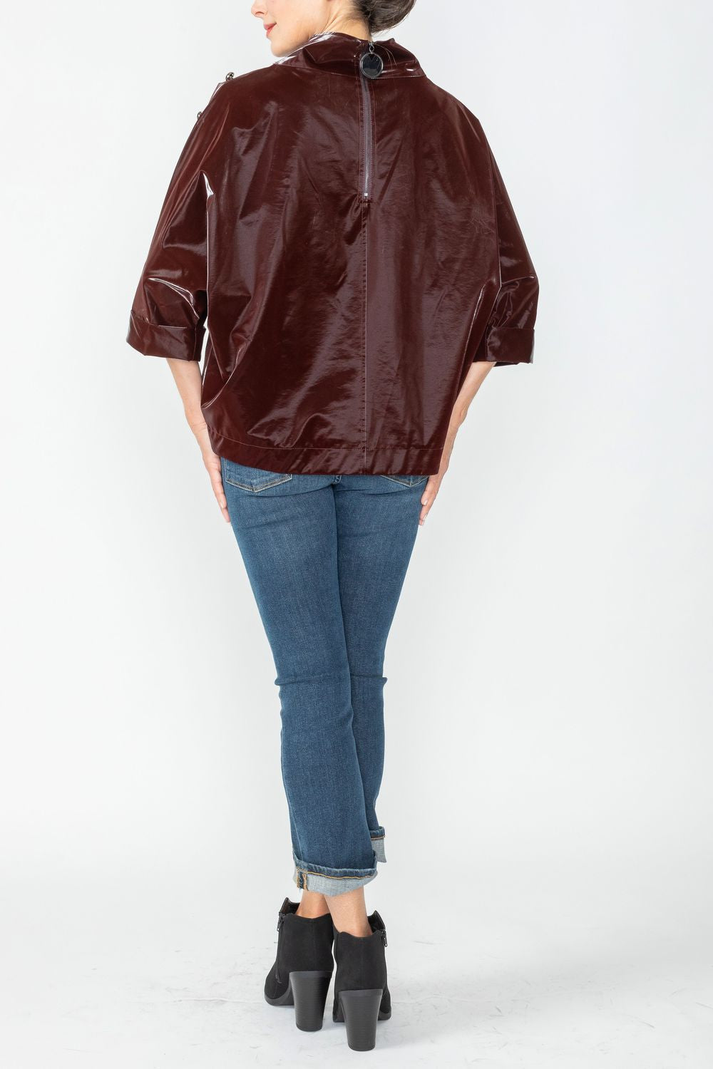 IC COLLECTION Top- 4787T - BURGANDY