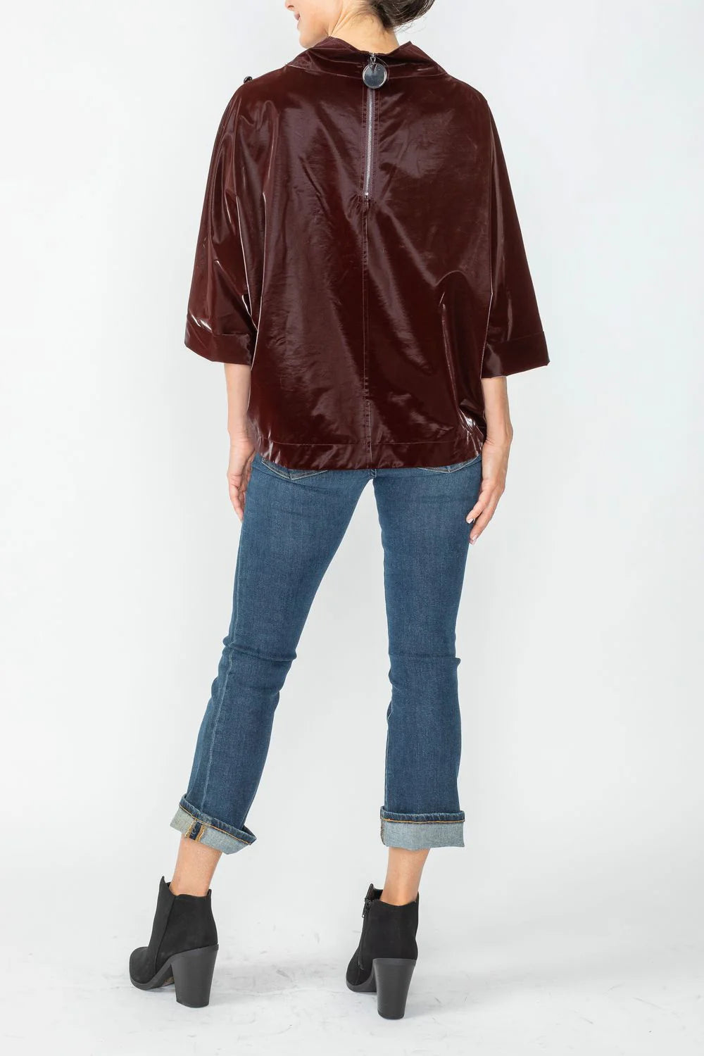 IC COLLECTION Top- 4787T - BURGANDY