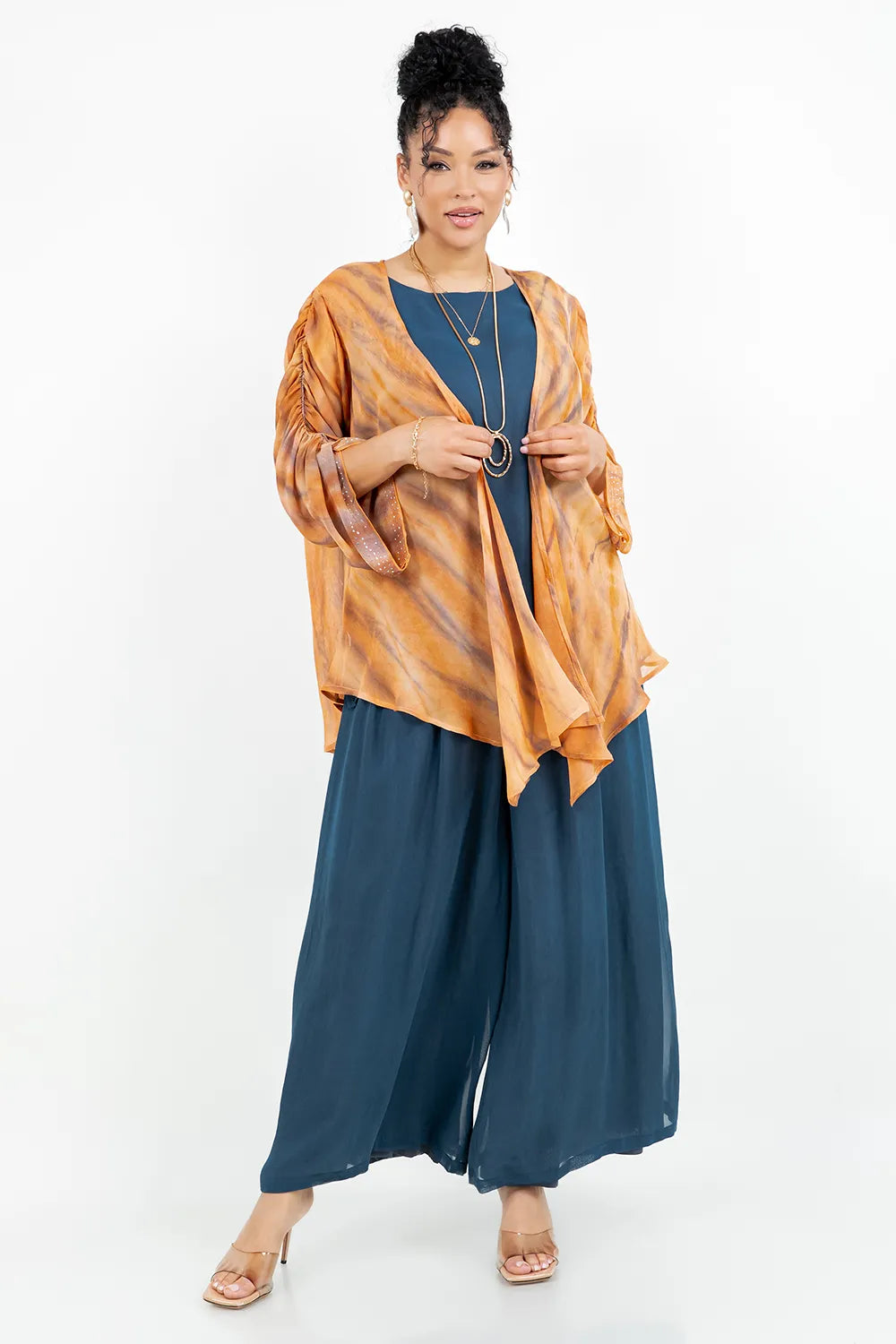 Sterling Style Short Butterfly Jacket - 4799SBW Tangerine