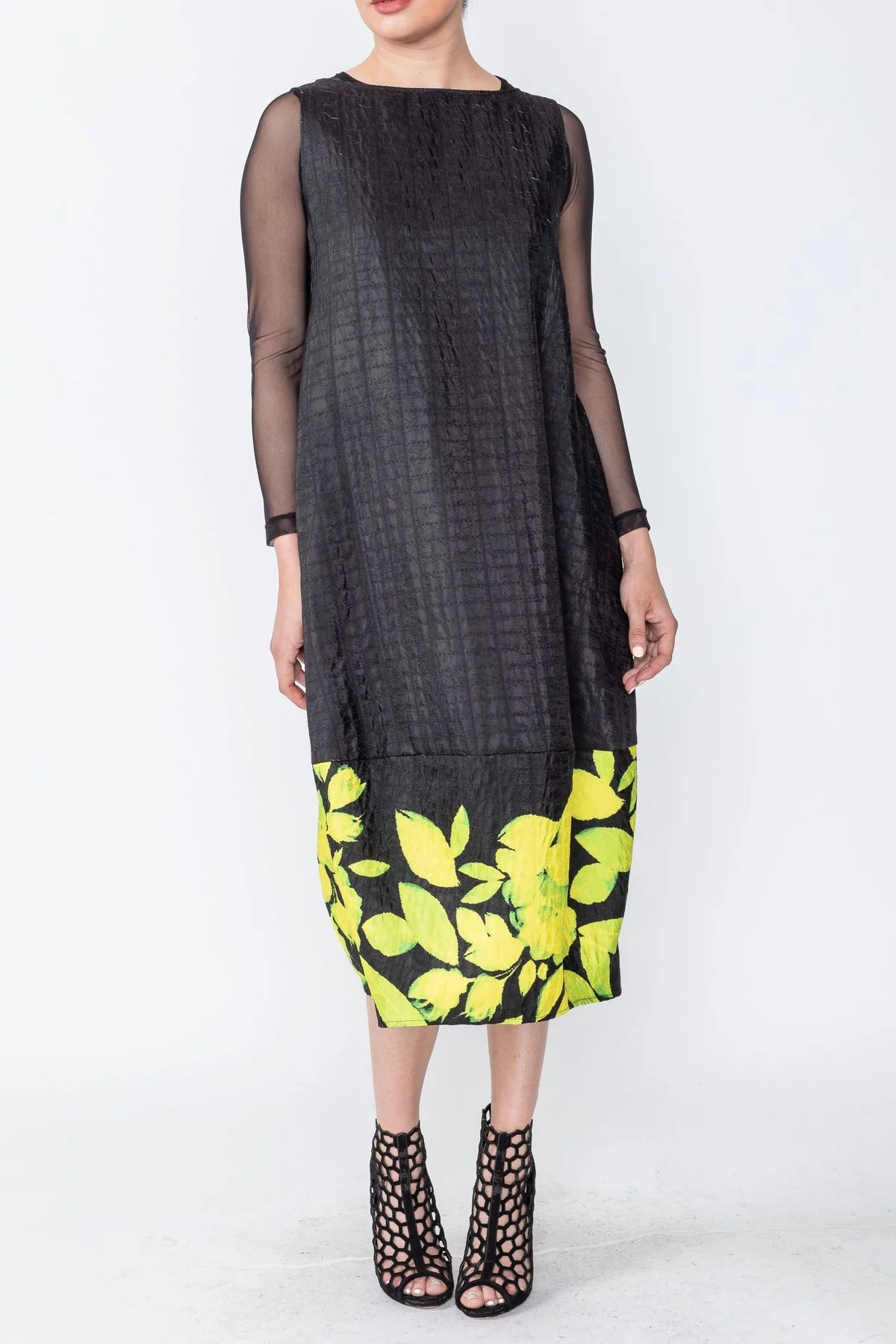 IC Collection Jacket - 4805D- BLACK AND LIME