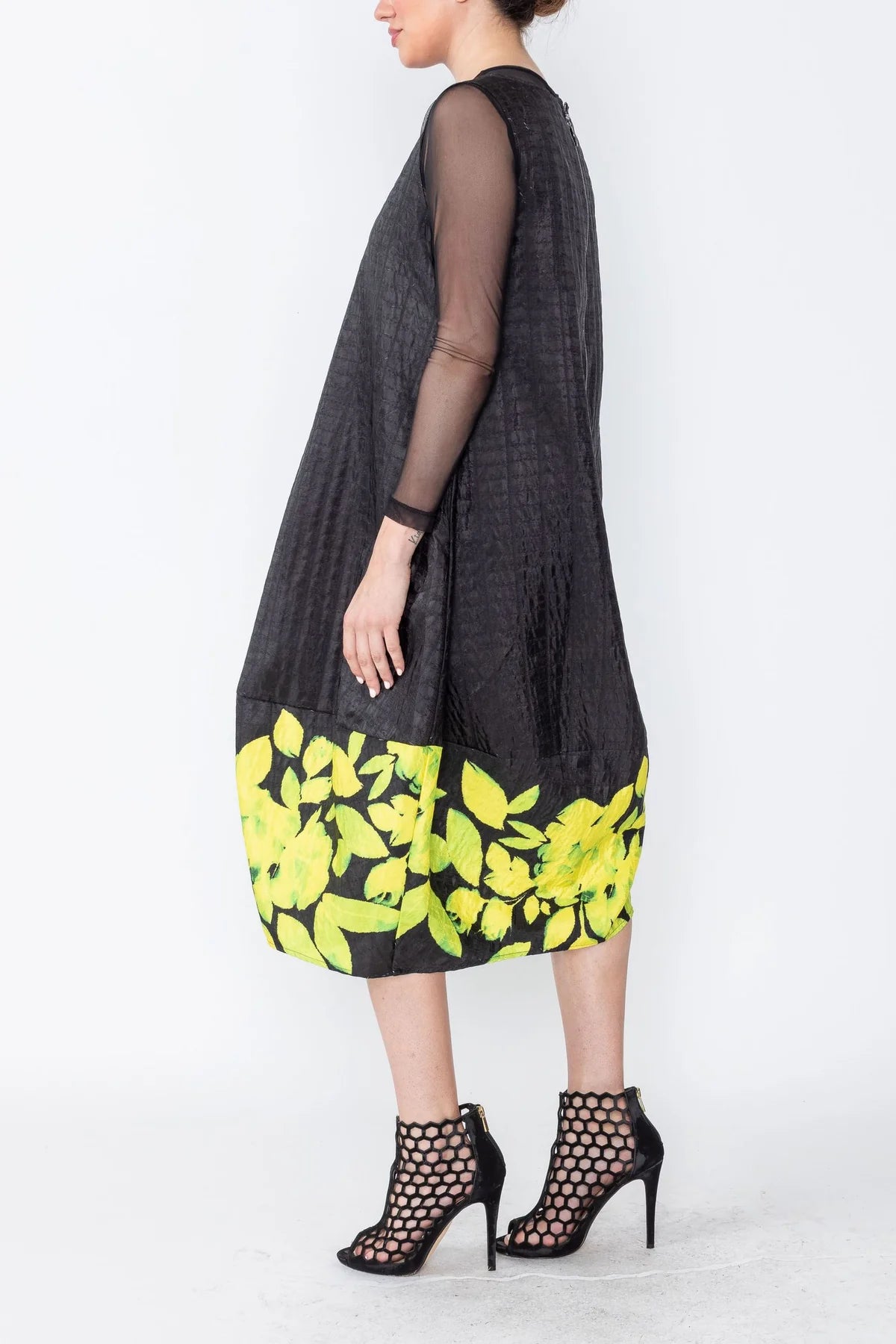 IC Collection Jacket - 4805D- BLACK AND LIME