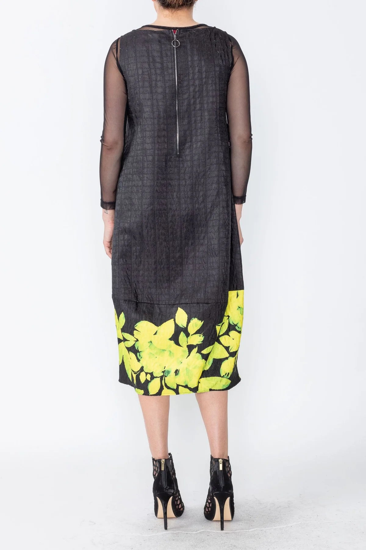 IC Collection Jacket - 4805D- BLACK AND LIME