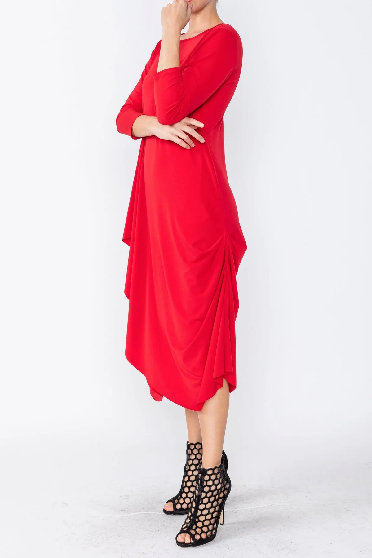IC Collection Dress - 4810D - RED