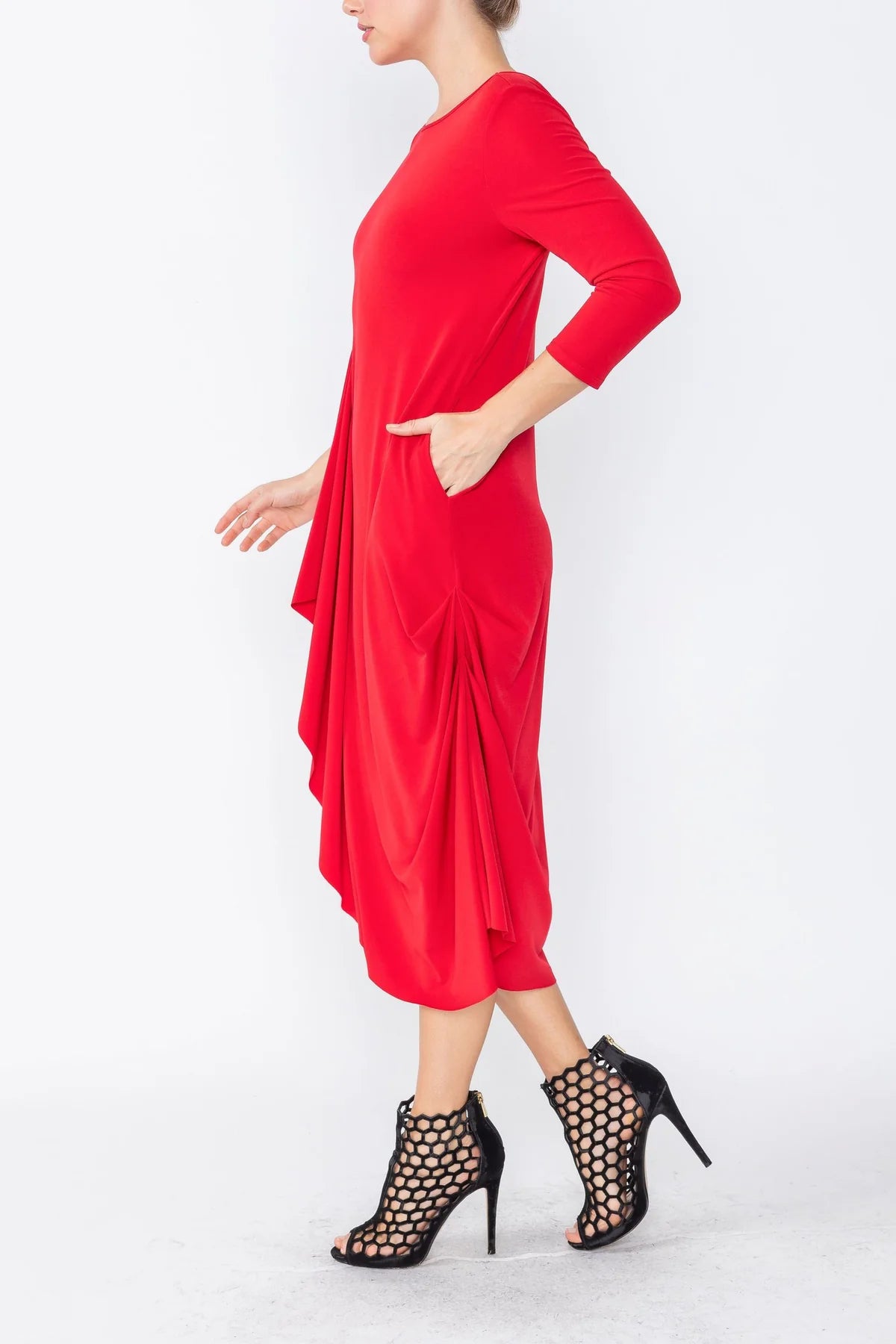 IC Collection Dress - 4810D - RED