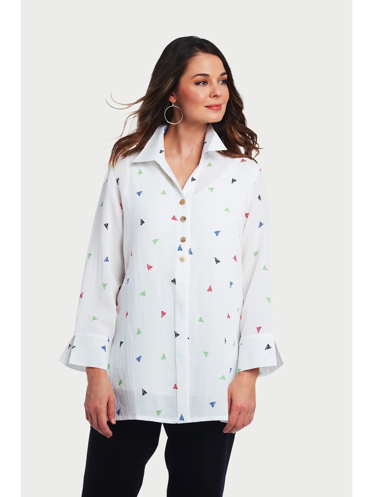 Fridaze AA192 - Eleanor Linen Blouse