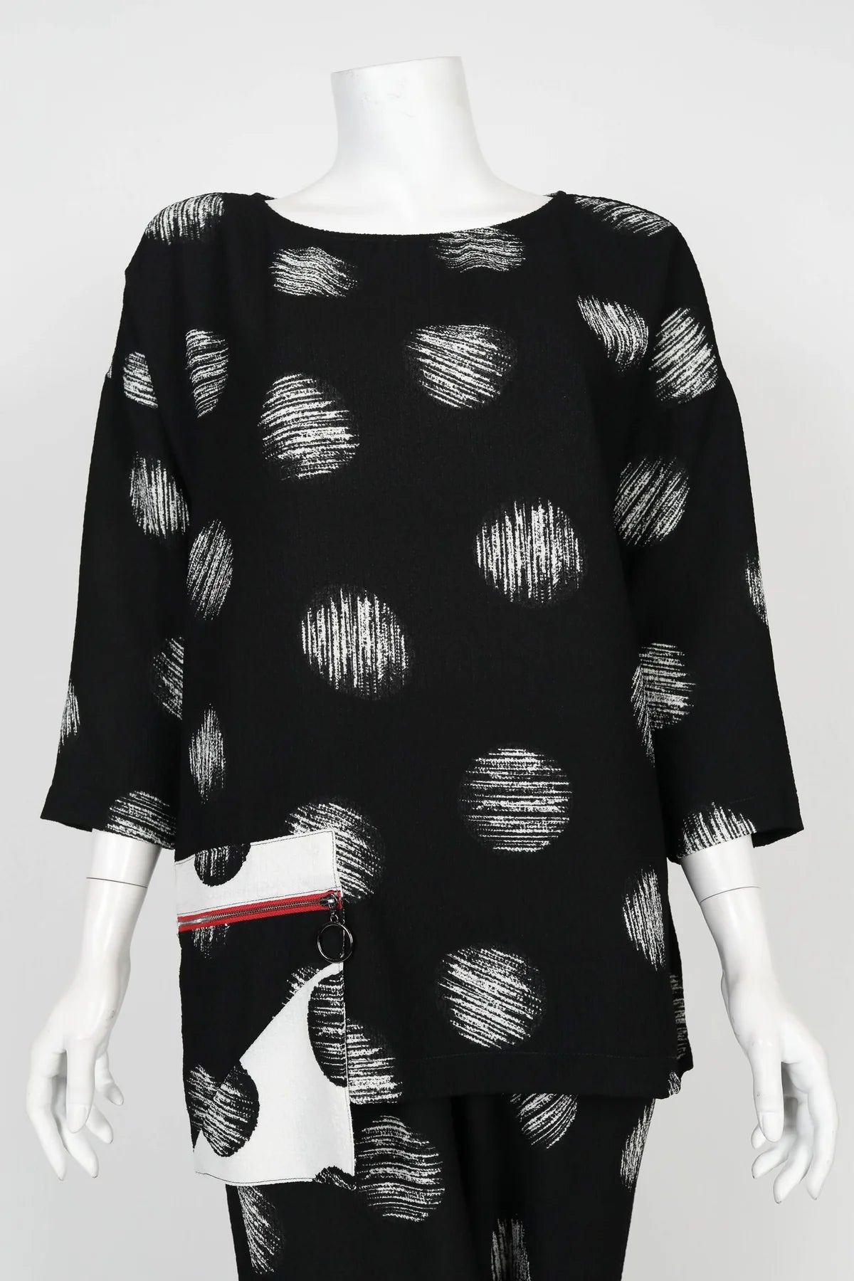 IC COLLECTION Top- 4833T- BLACK