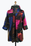 DAMEE Abstract Painting Micro-Cord Swing JKT-4842-MULTI