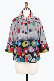 DAMEE Dots & Block Short JKT-4861-MULTI