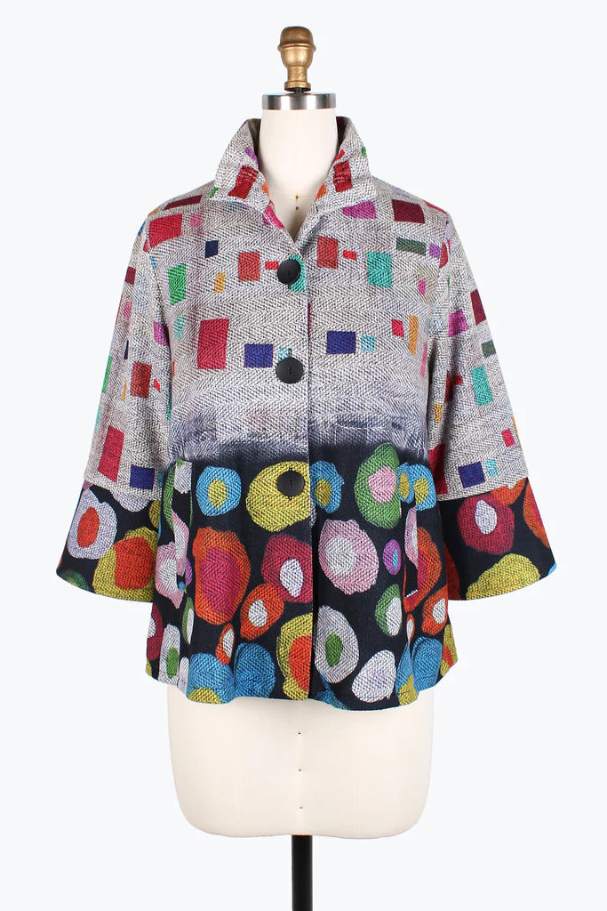 DAMEE Dots & Block Short JKT-4861-MULTI