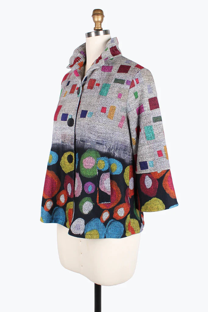 DAMEE Dots & Block Short JKT-4861-MULTI