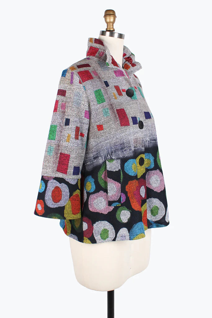 DAMEE Dots & Block Short JKT-4861-MULTI