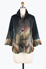 DAMEE Autumn Leaves Short JKT-4862-GREEN