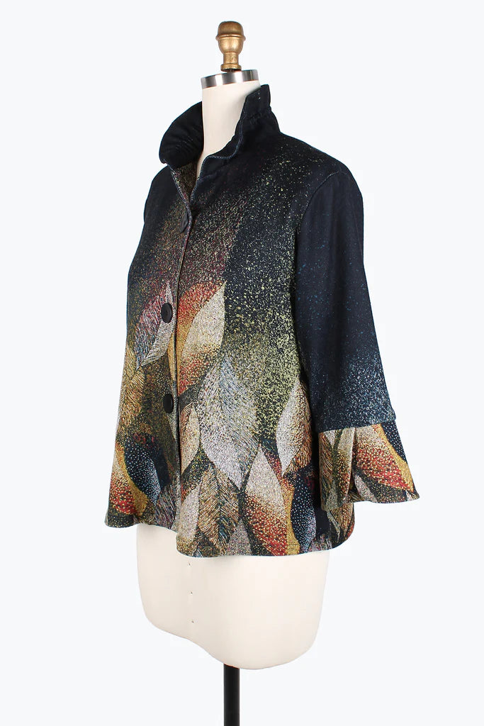 DAMEE Autumn Leaves Short JKT-4862-GREEN